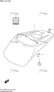 Нажмите для увеличения Fuel Tank Front Cover