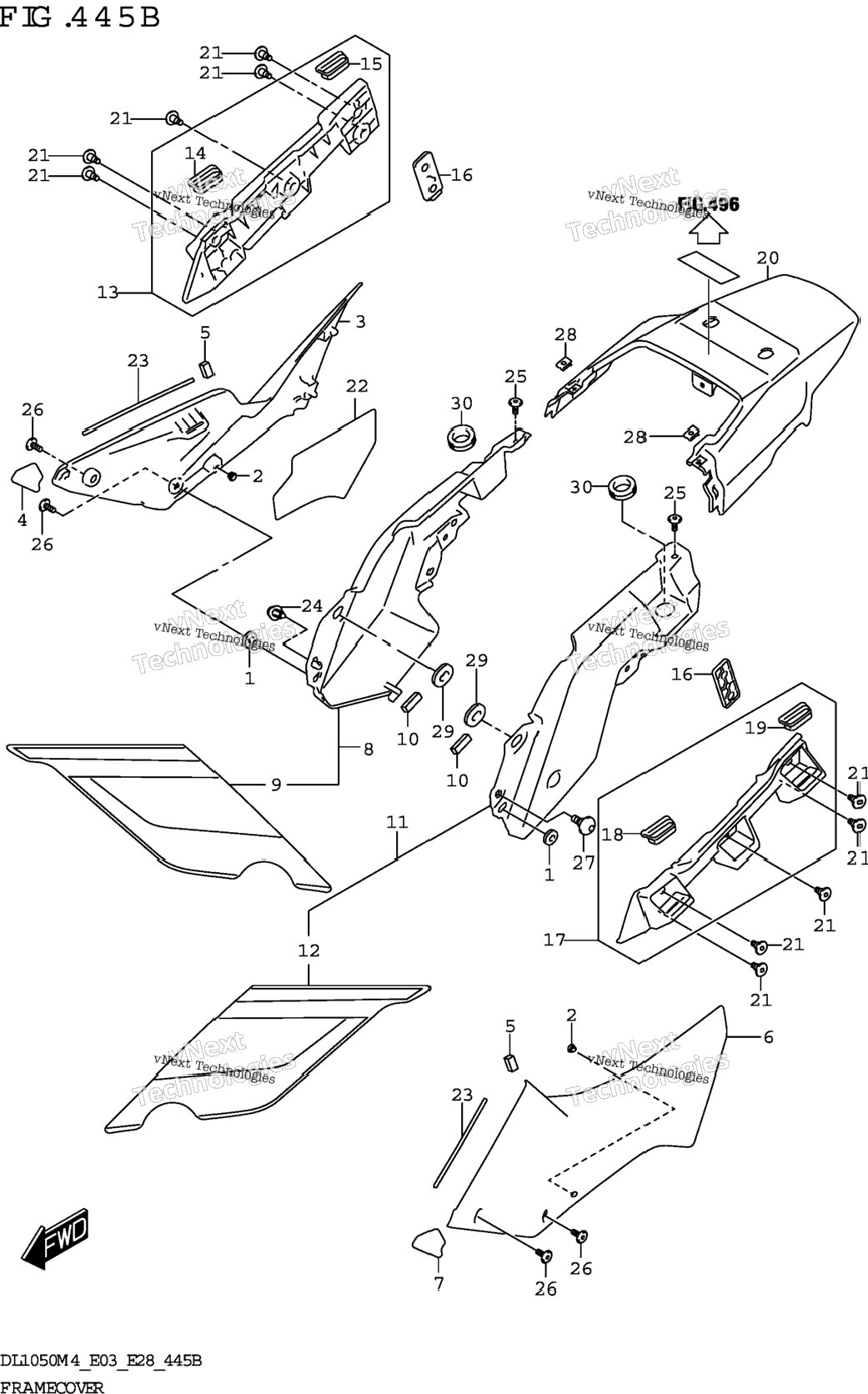Frame Cover (Dl1050rj)