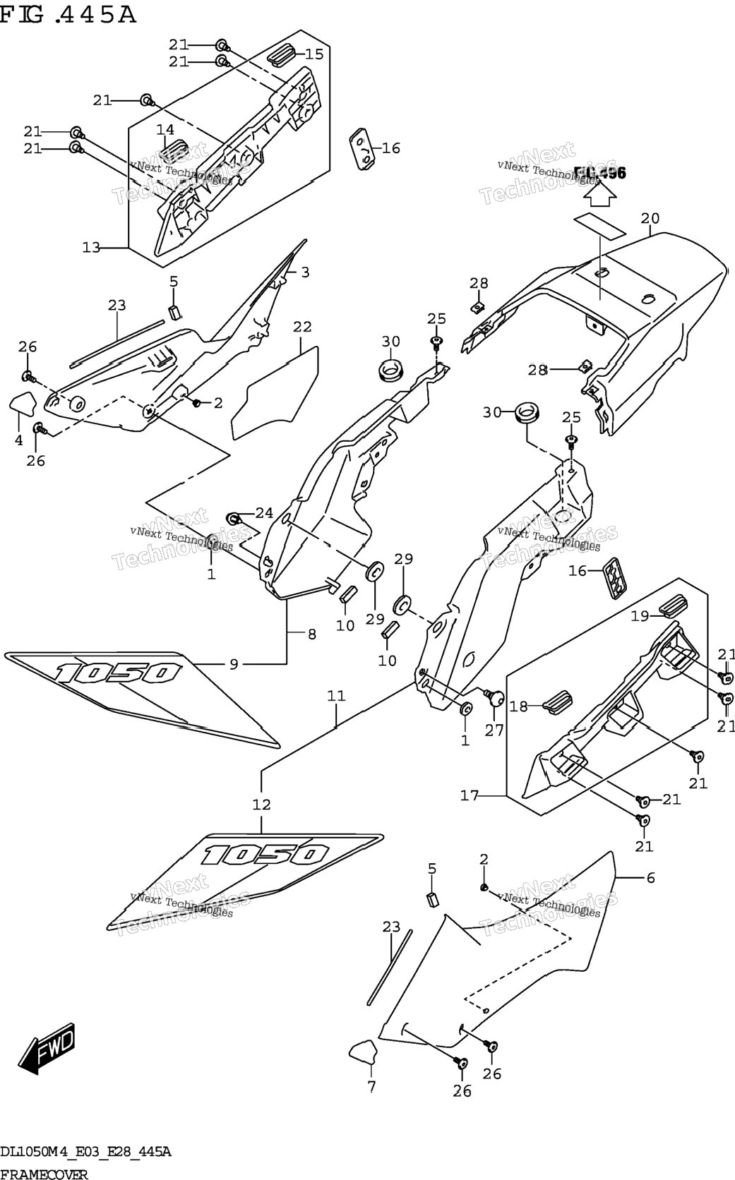Frame Cover (Dl1050rr)