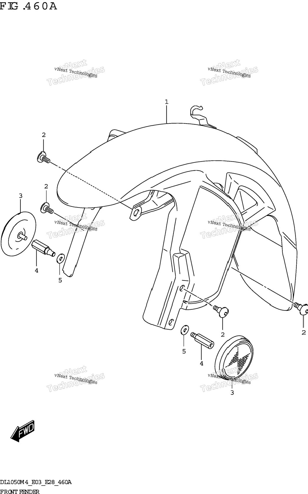Front Fender (Dl1050rr)