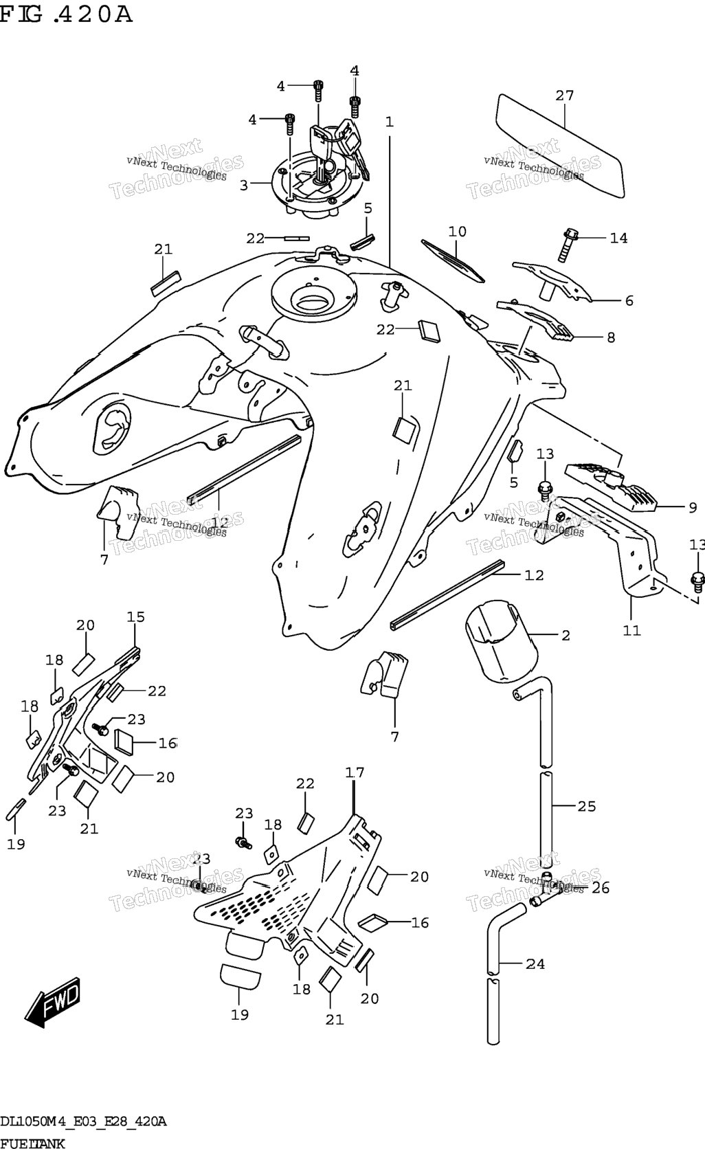 Fuel Tank (Dl1050rr)