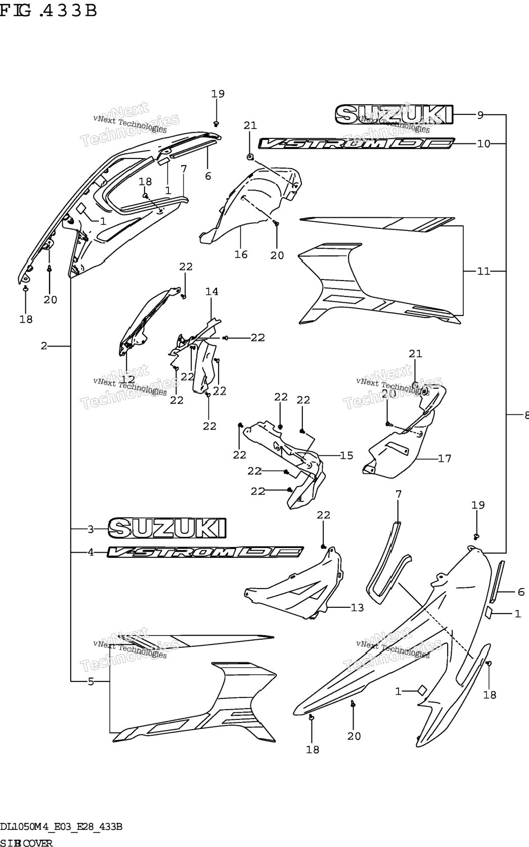 Side Cover (Dl1050rj)