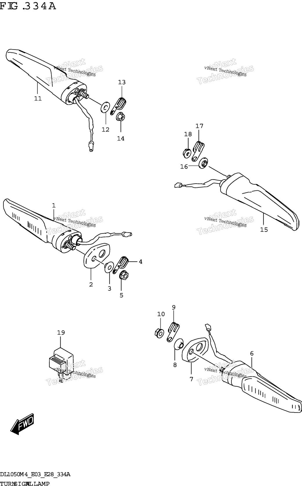 Turnsignal Lamp (Dl1050rj)