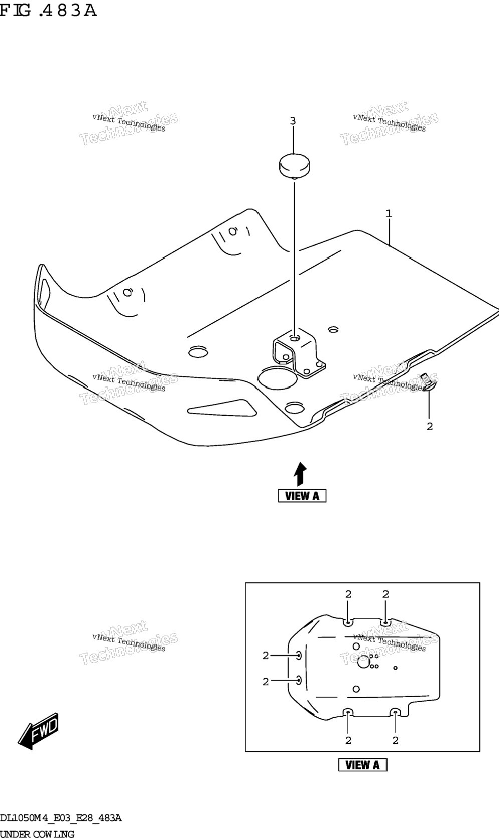 Under Cowling (Dl1050rj)