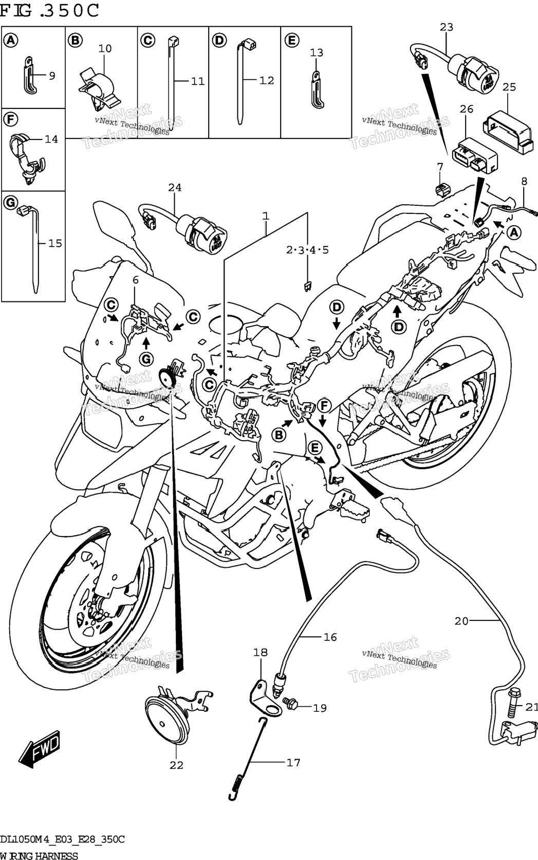 Wiring Harness (Dl1050rr)