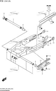 Нажмите для увеличения Rear Swingingarm (Dl1050rj)
