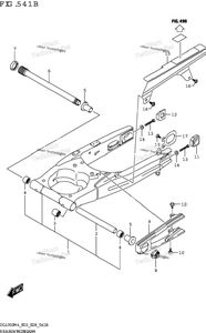 Нажмите для увеличения Rear Swingingarm (Dl1050rr)