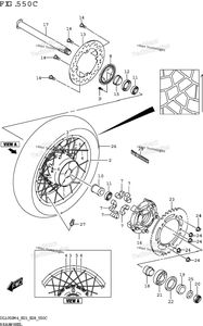 Нажмите для увеличения Rear Wheel (Dl1050rj)