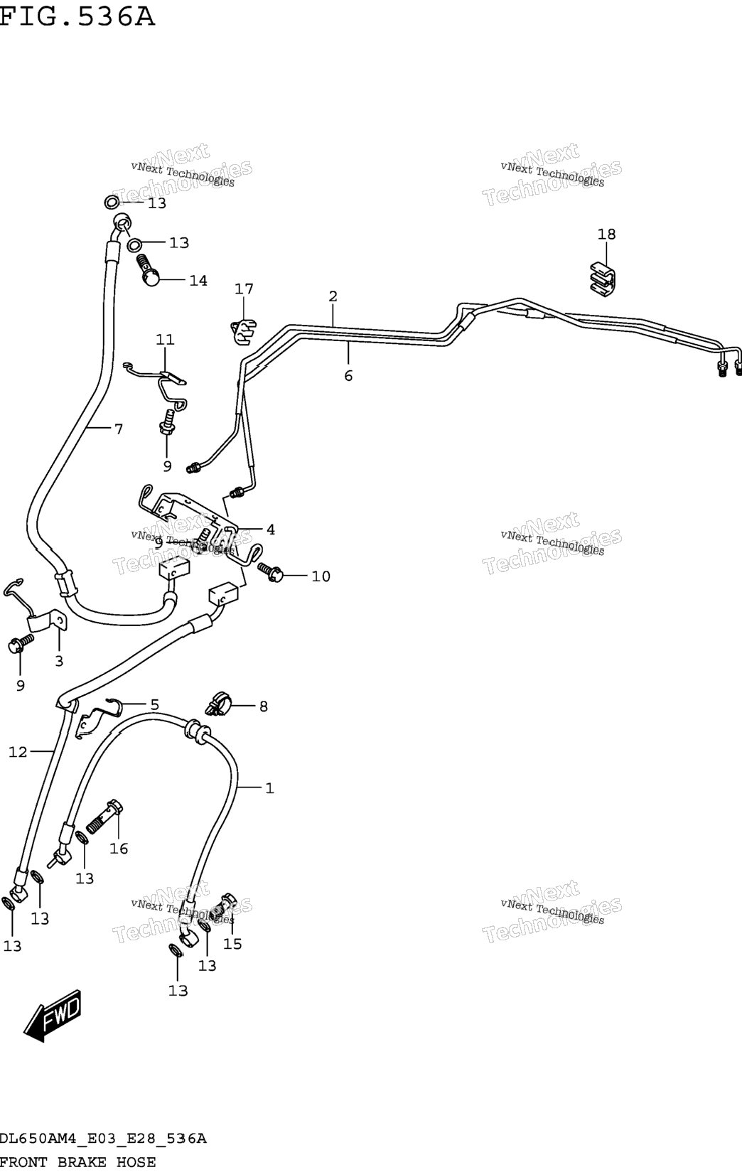Front Brake Hose