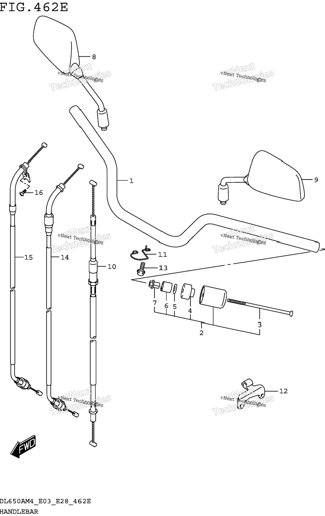 Handlebar (Dl650xam4 E28)