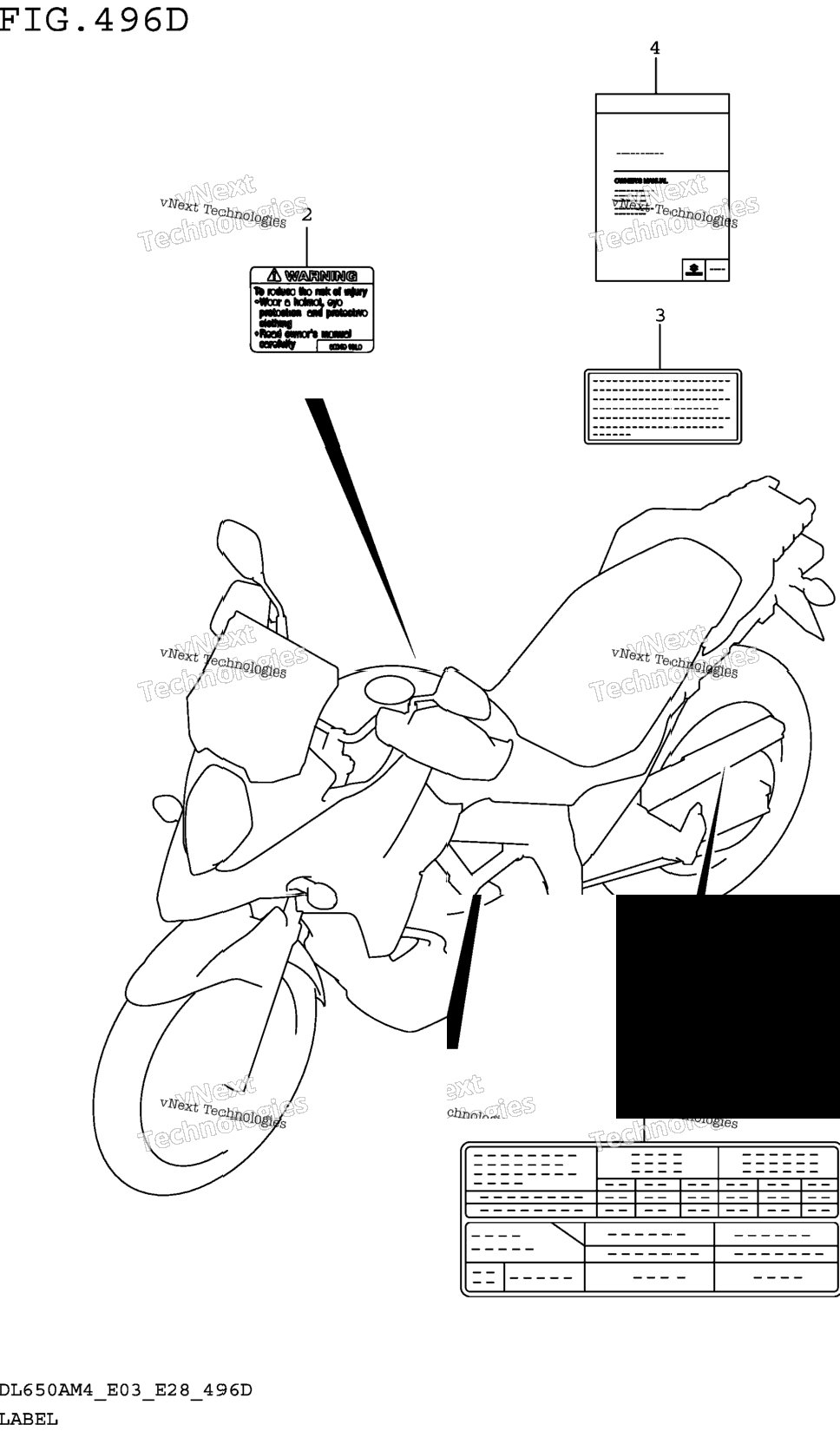 Label (Dl650xam4 E03)