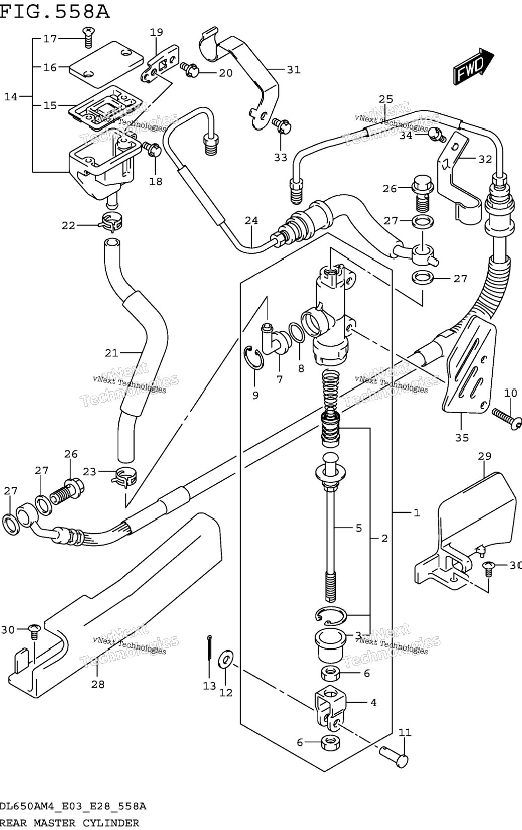 Rear Master Cylinder