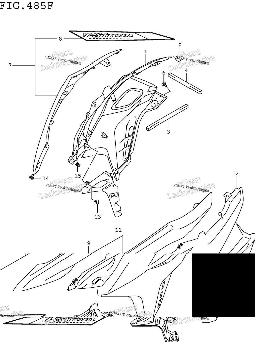 Side Cowling (Dl650xam4 E33)