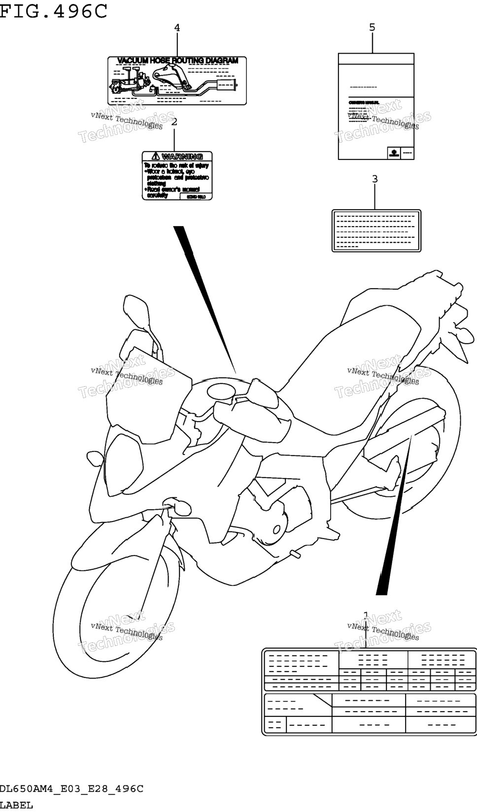 Label (Dl650am4 E33)