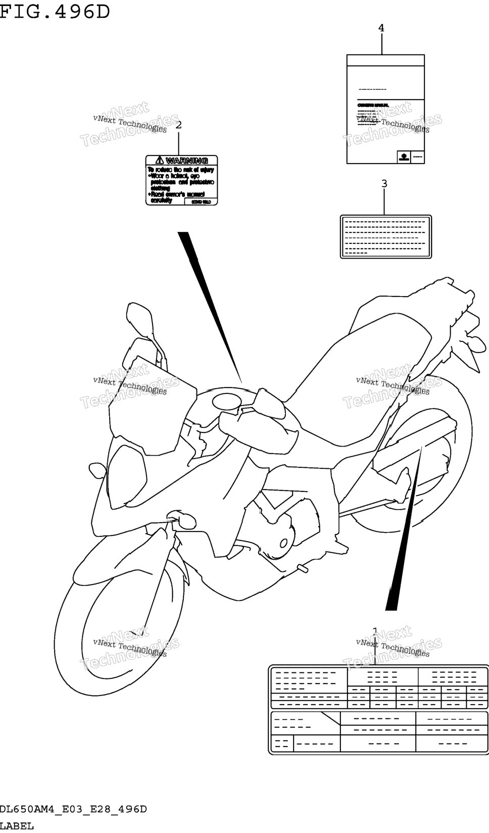 Label (Dl650xam4 E03)