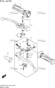 Handle Lever (Dl650xam4 E03)