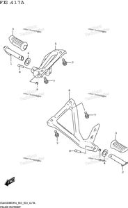 Нажмите для увеличения Pillion Footrest
