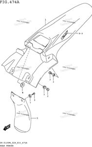 Rear Fender (Dr-Z125m4 E28)