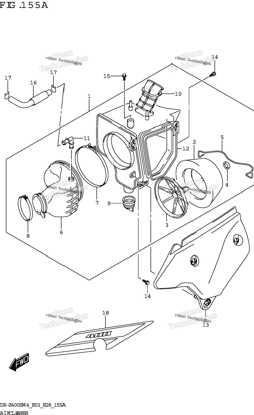 Air Cleaner (Dr-Z400s)