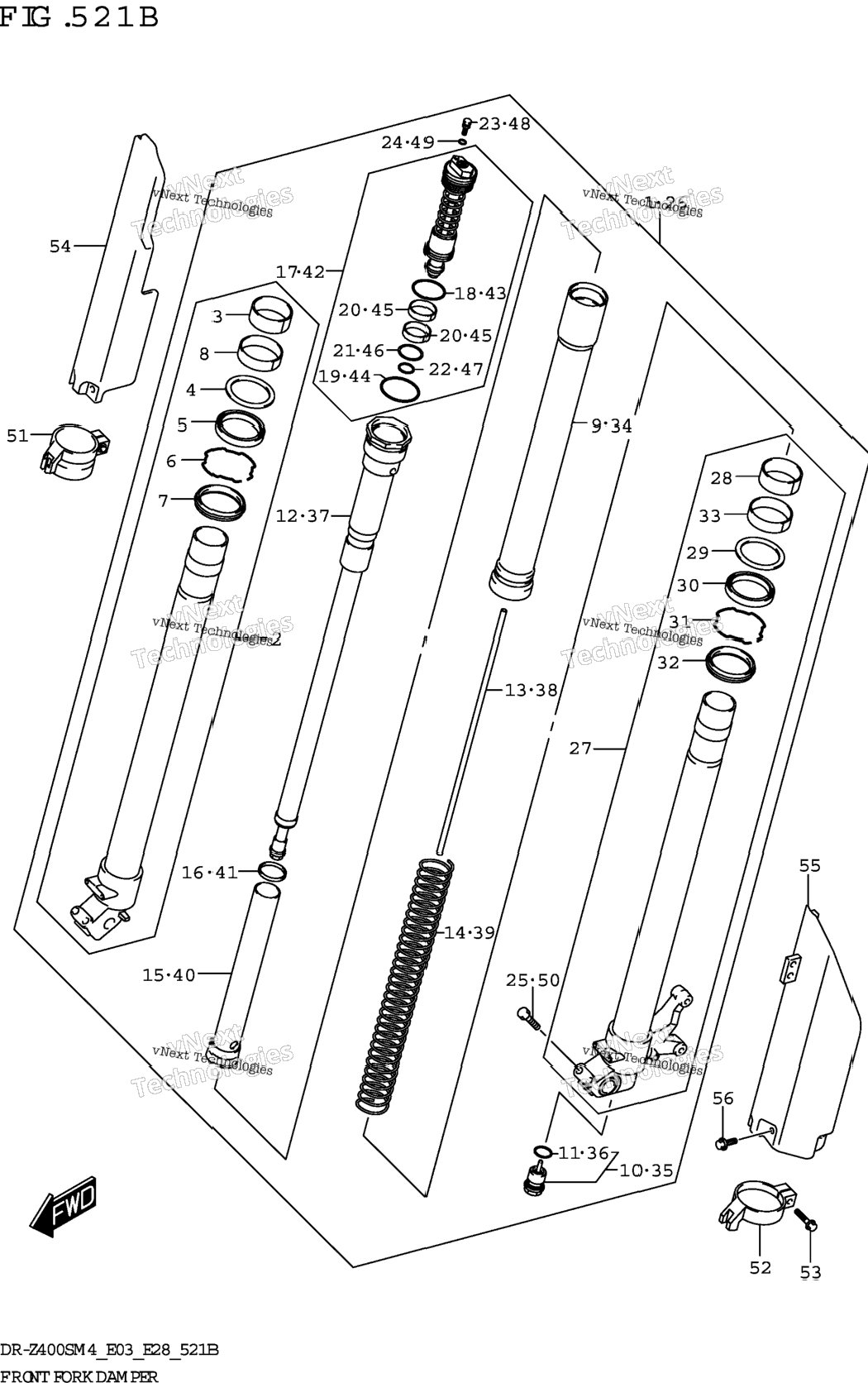 Front Fork Damper (Dr-Z400sm)