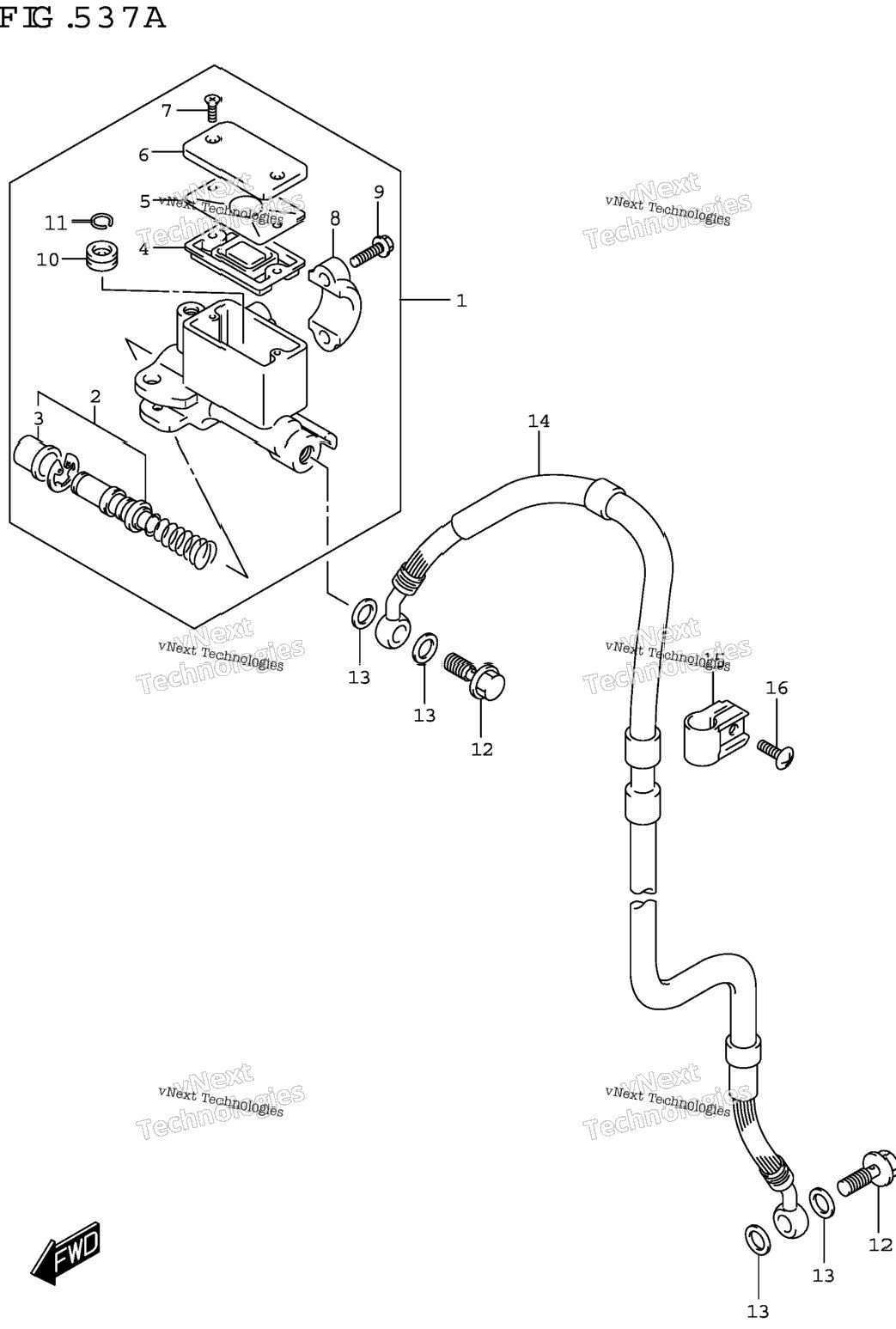 Front Master Cylinder (Dr-Z400s)