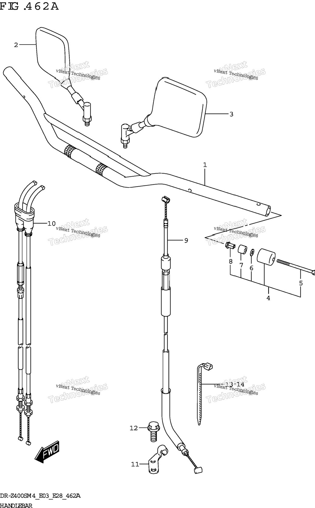 Handlebar (Dr-Z400s)