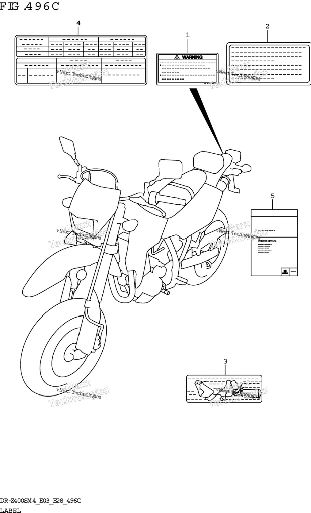 Label (Dr-Z400s:E33)