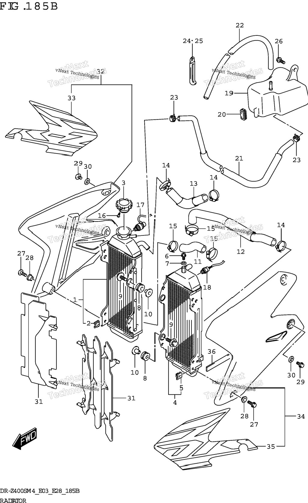 Radiator (Dr-Z400sm)