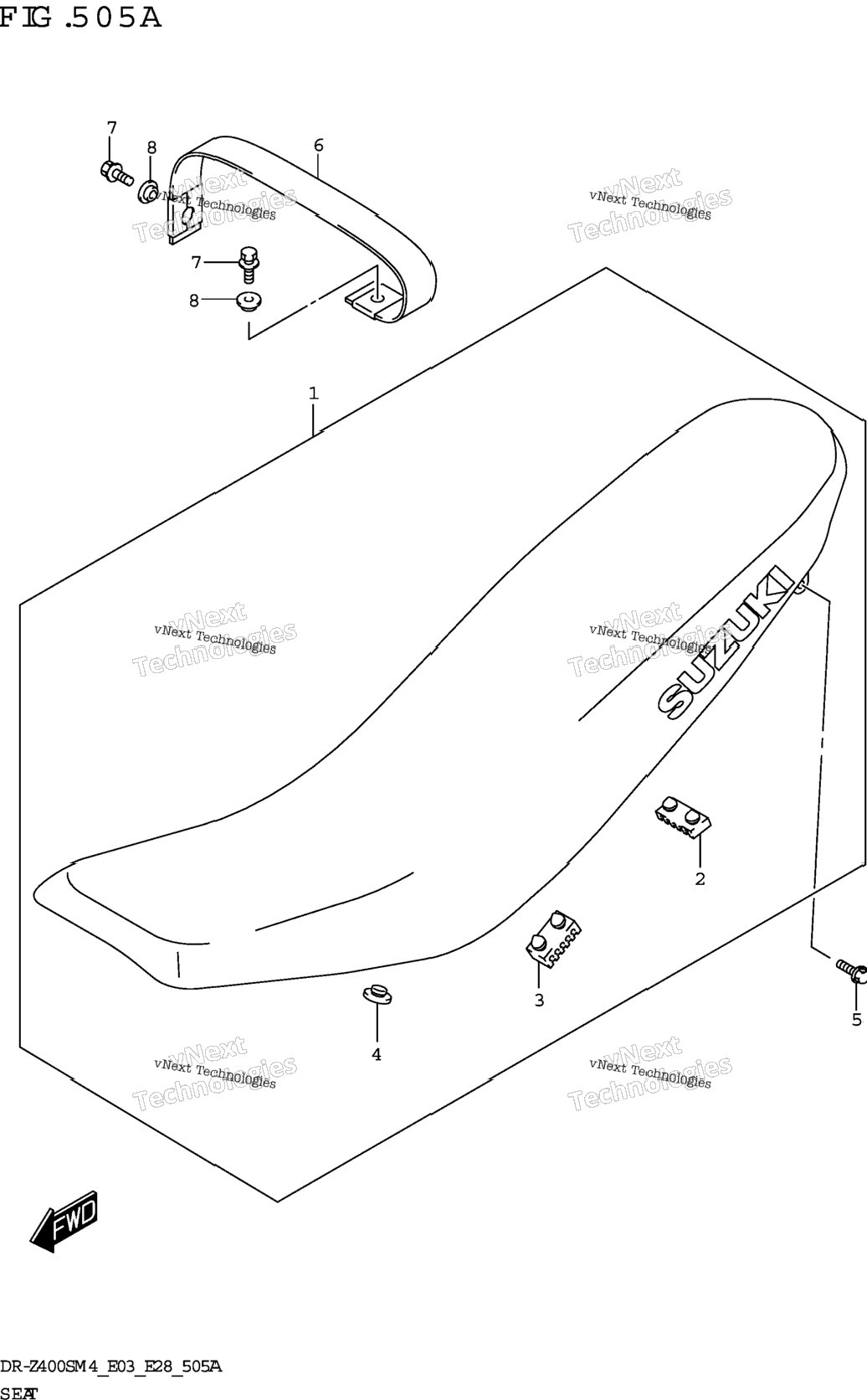 Seat (Dr-Z400s)