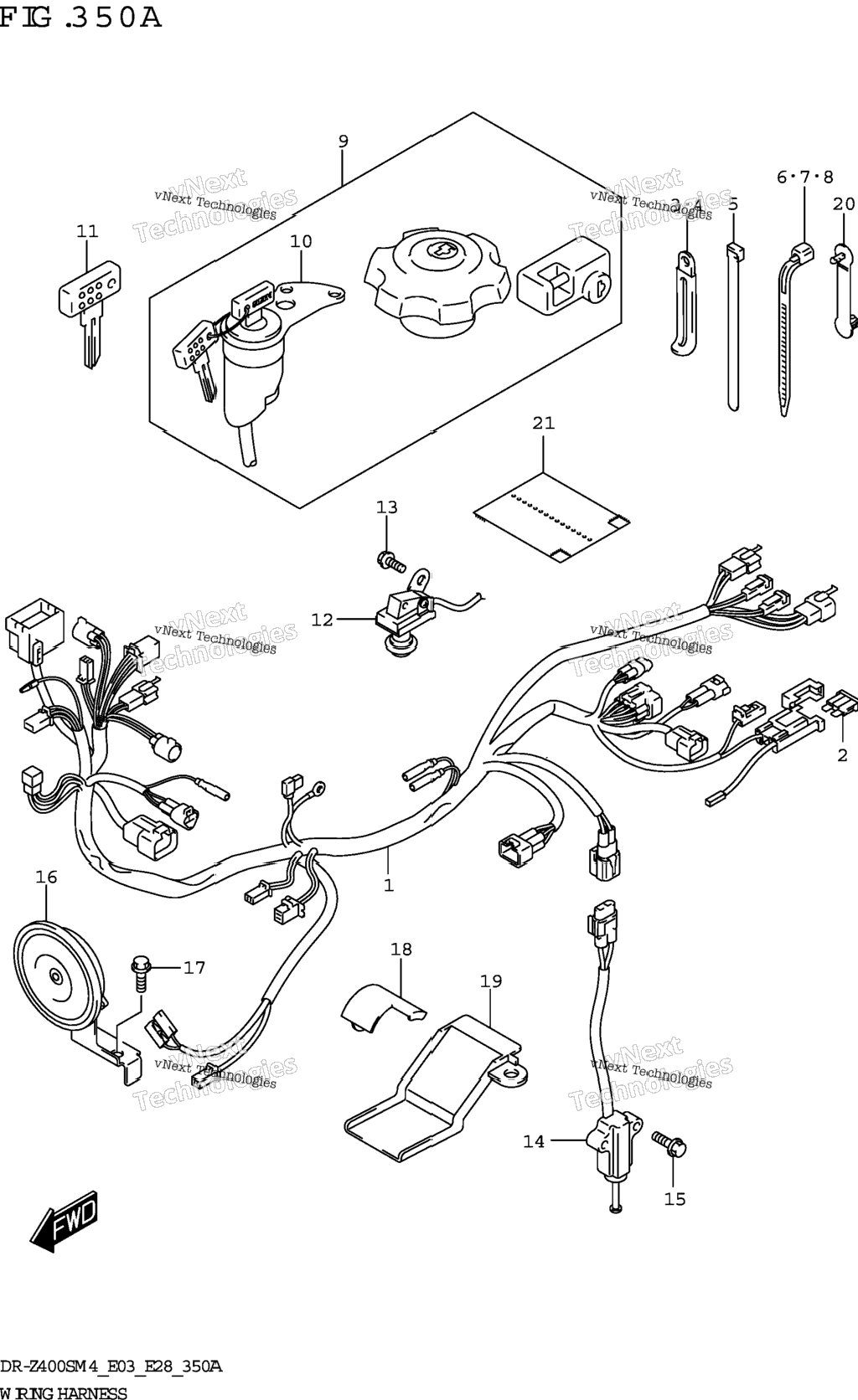 Wiring Harness (Dr-Z400s:(E03 E28))