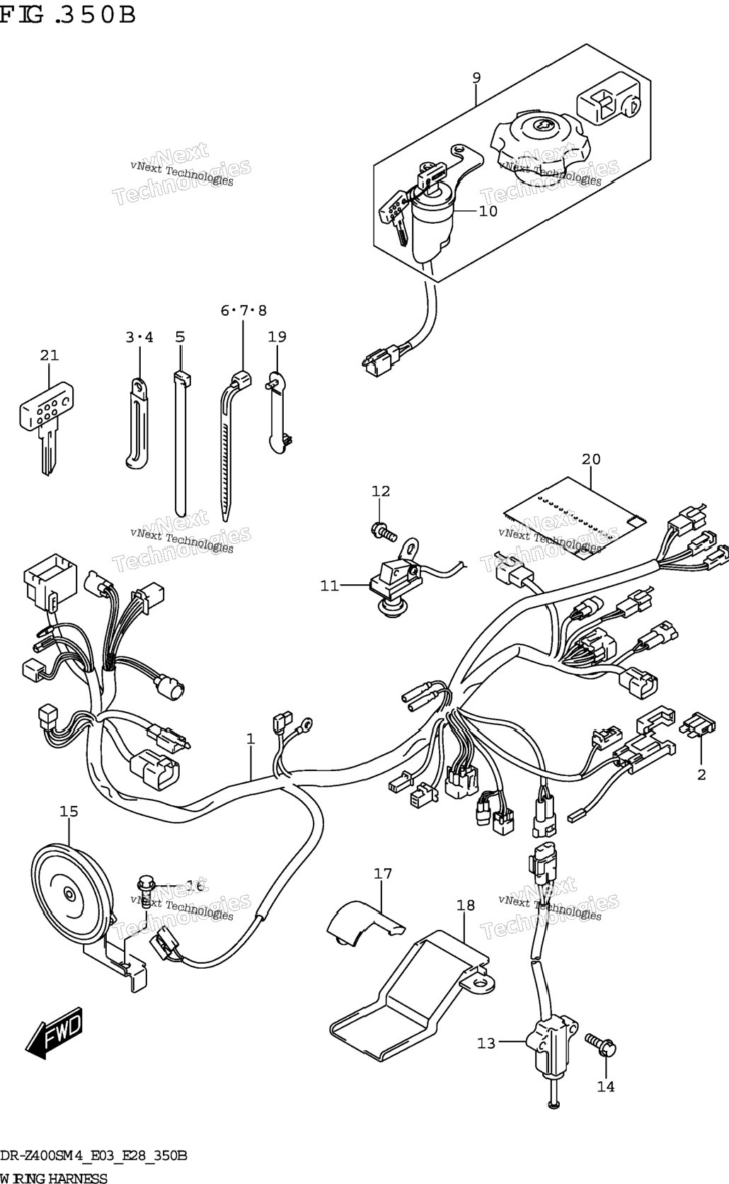 Wiring Harness (Dr-Z400sm:(E03 E28))