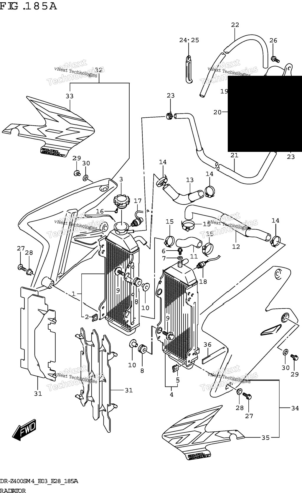 Radiator (Dr-Z400s)