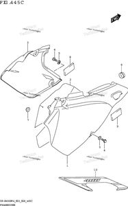 Нажмите для увеличения Frame Cover (Dr-Z400s:(E03 E28))
