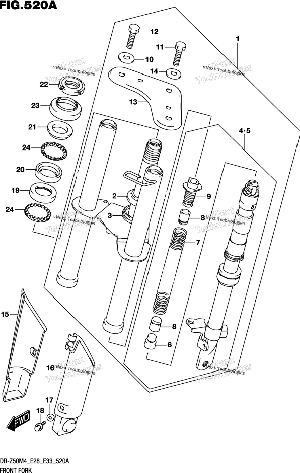 Front Fork (E33)