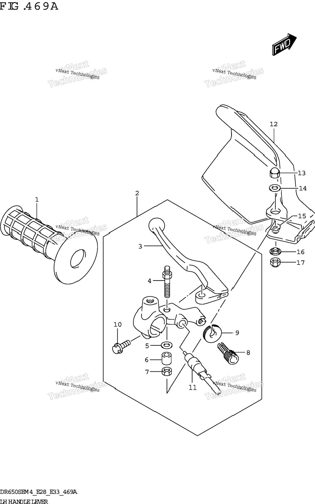 Lh Handle Lever