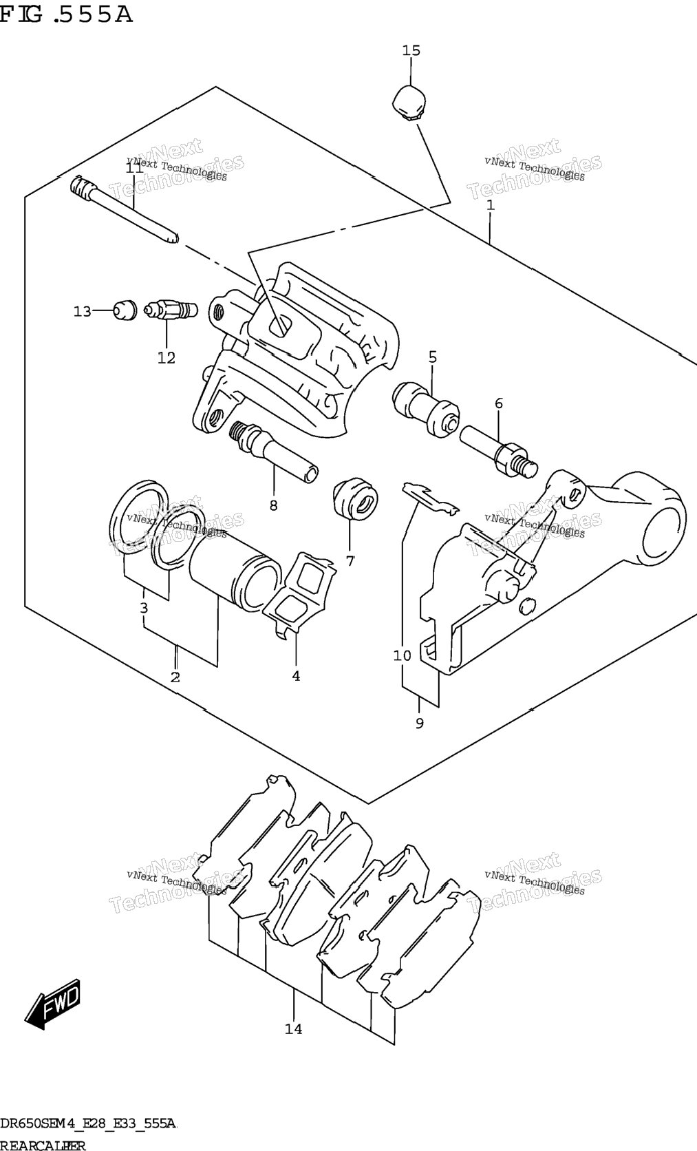 Rear Caliper