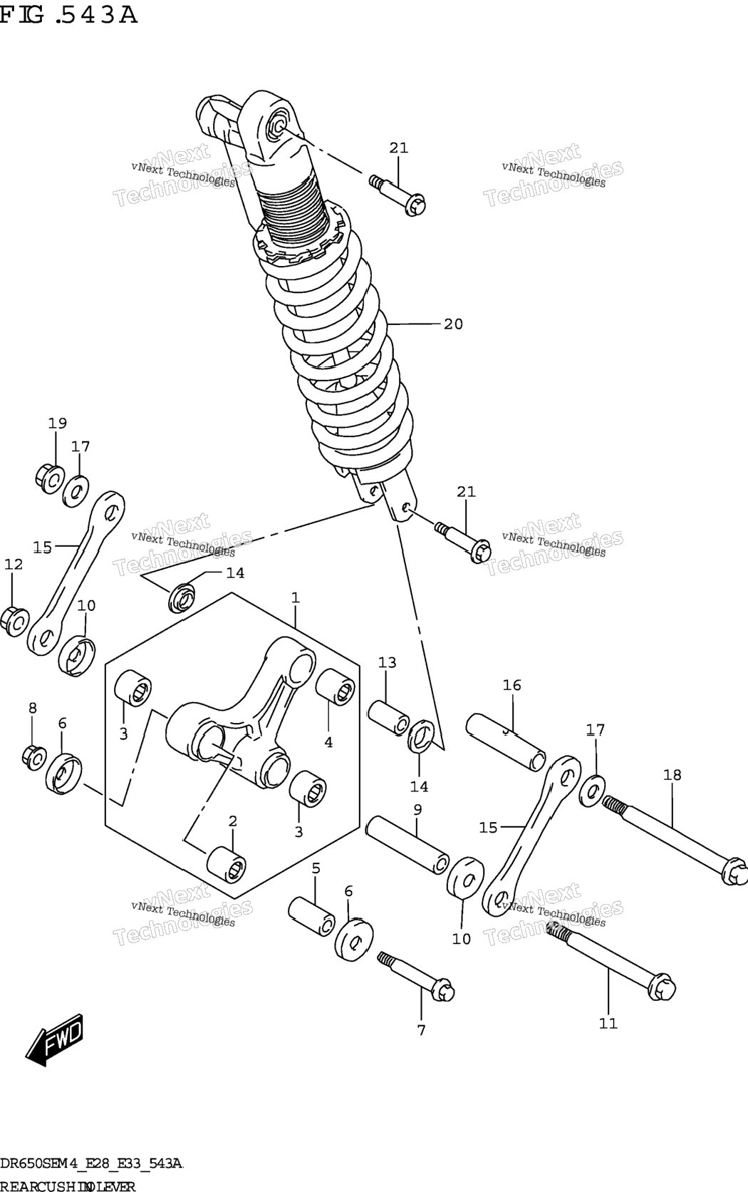 Rear Cushion Lever