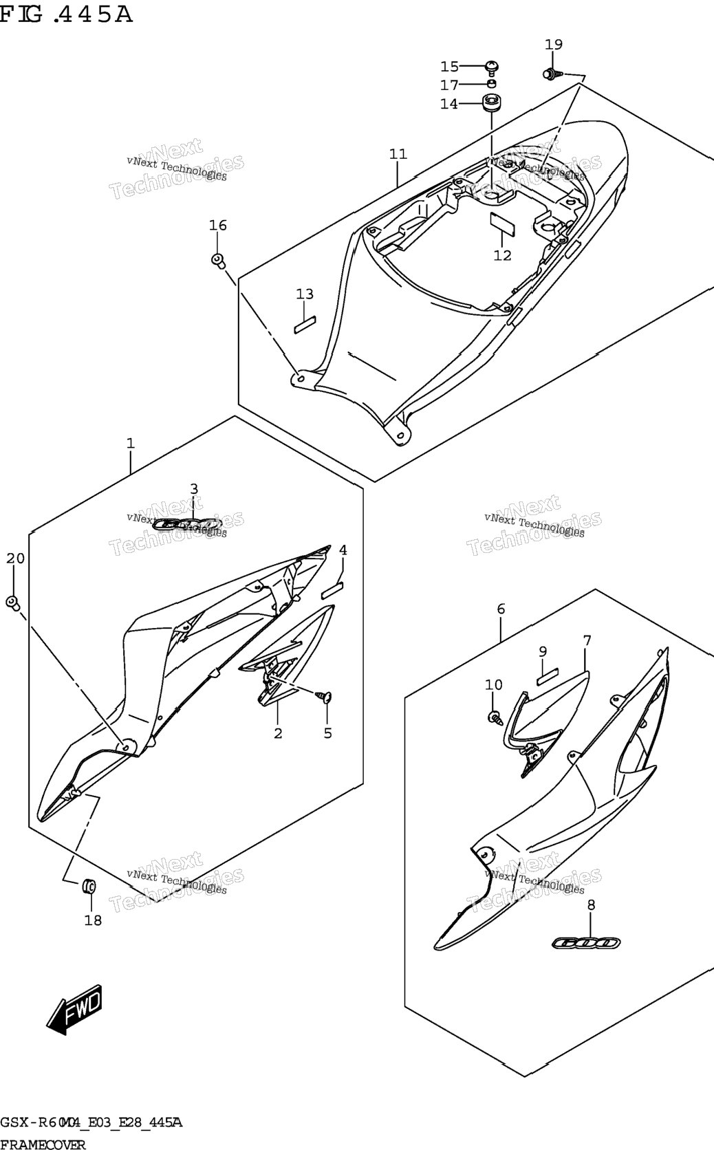 Frame Cover (Gsx-R600)