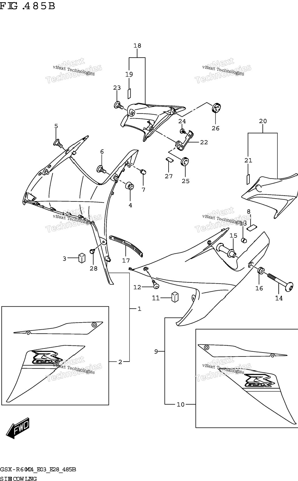 Side Cowling (Gsx-R600z)