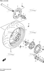 Нажмите для увеличения Rear Wheel (Gsx-R750)