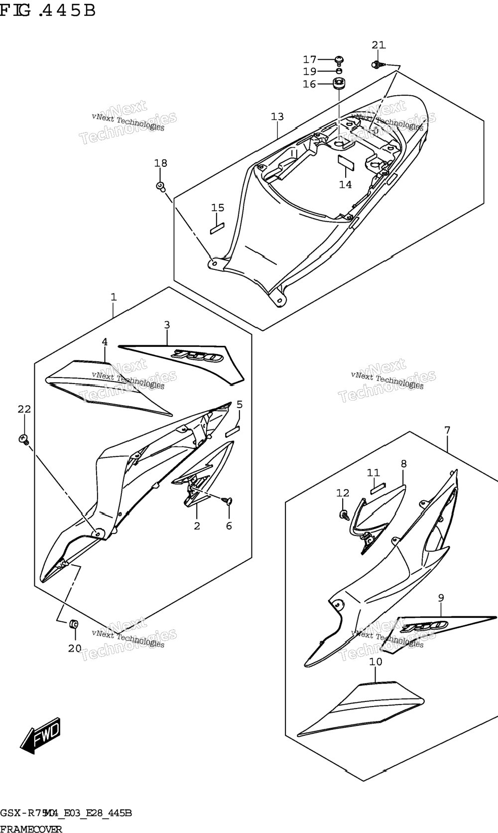 Frame Cover (Gsx-R750z)