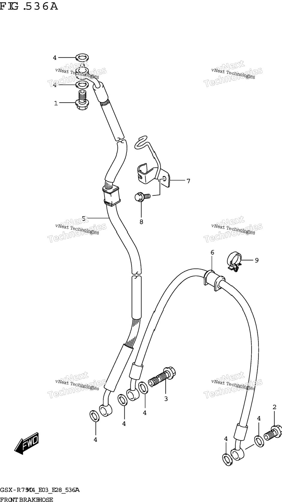 Front Brake Hose