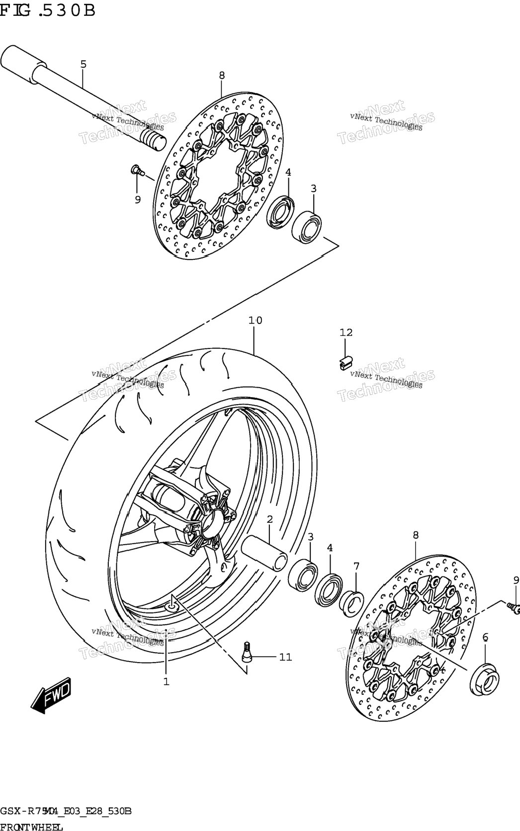 Front Wheel (Gsx-R750)