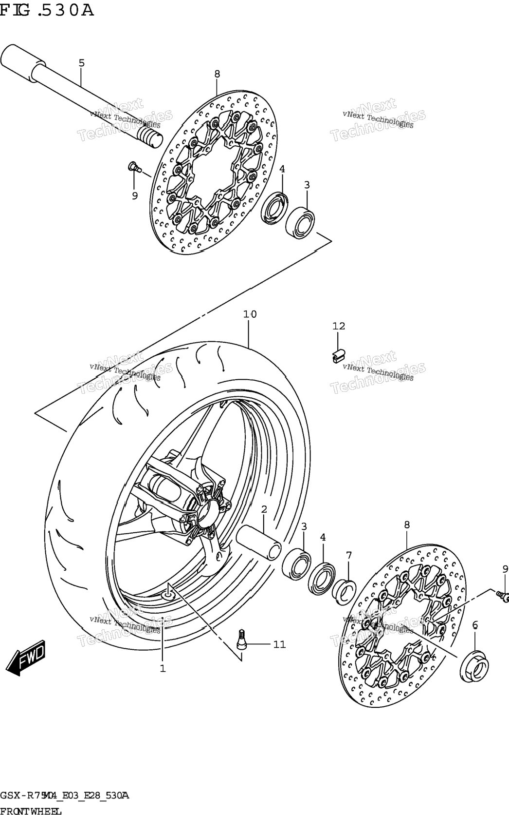 Front Wheel (Gsx-R750z)
