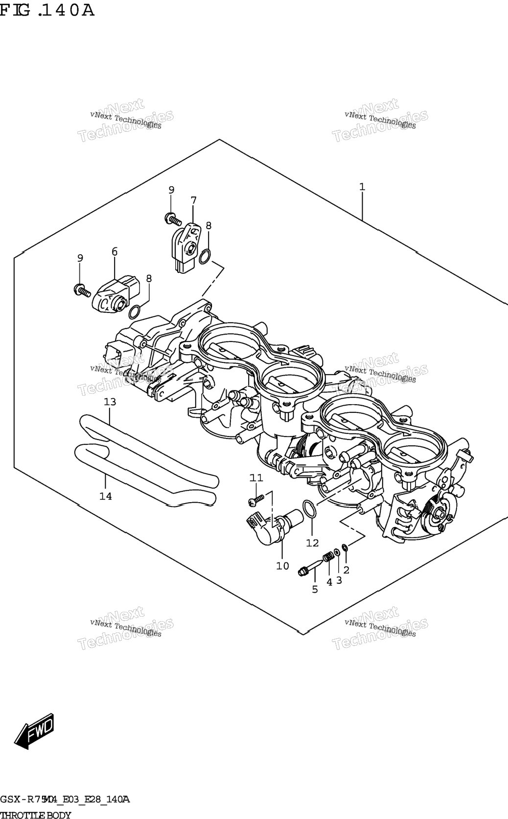 Throttle Body (E03,E28)