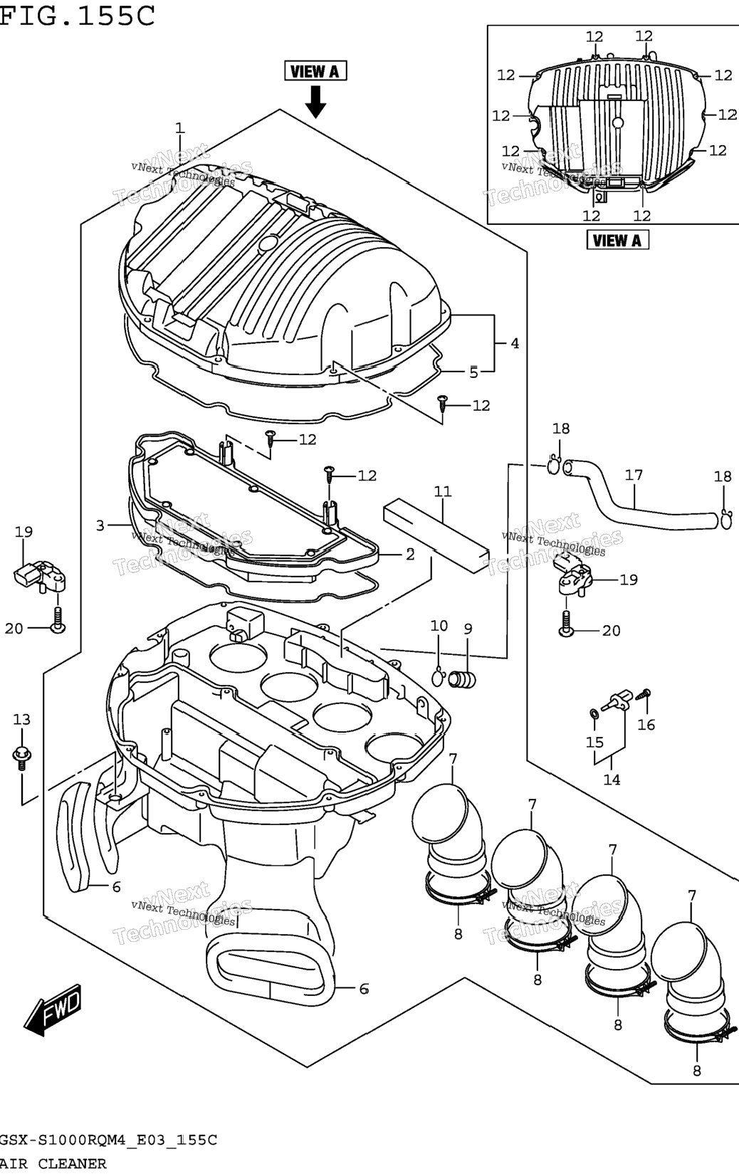 Air Cleaner (Gsx-S1000rqm4 E33)