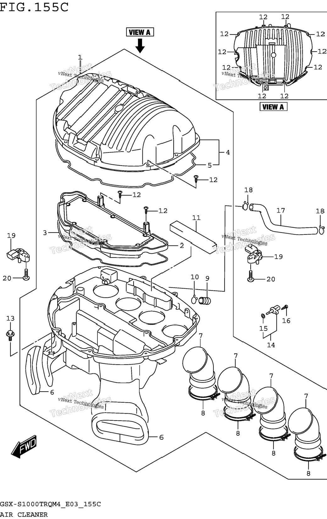 Air Cleaner (Gsx-S1000trqm4 E33)