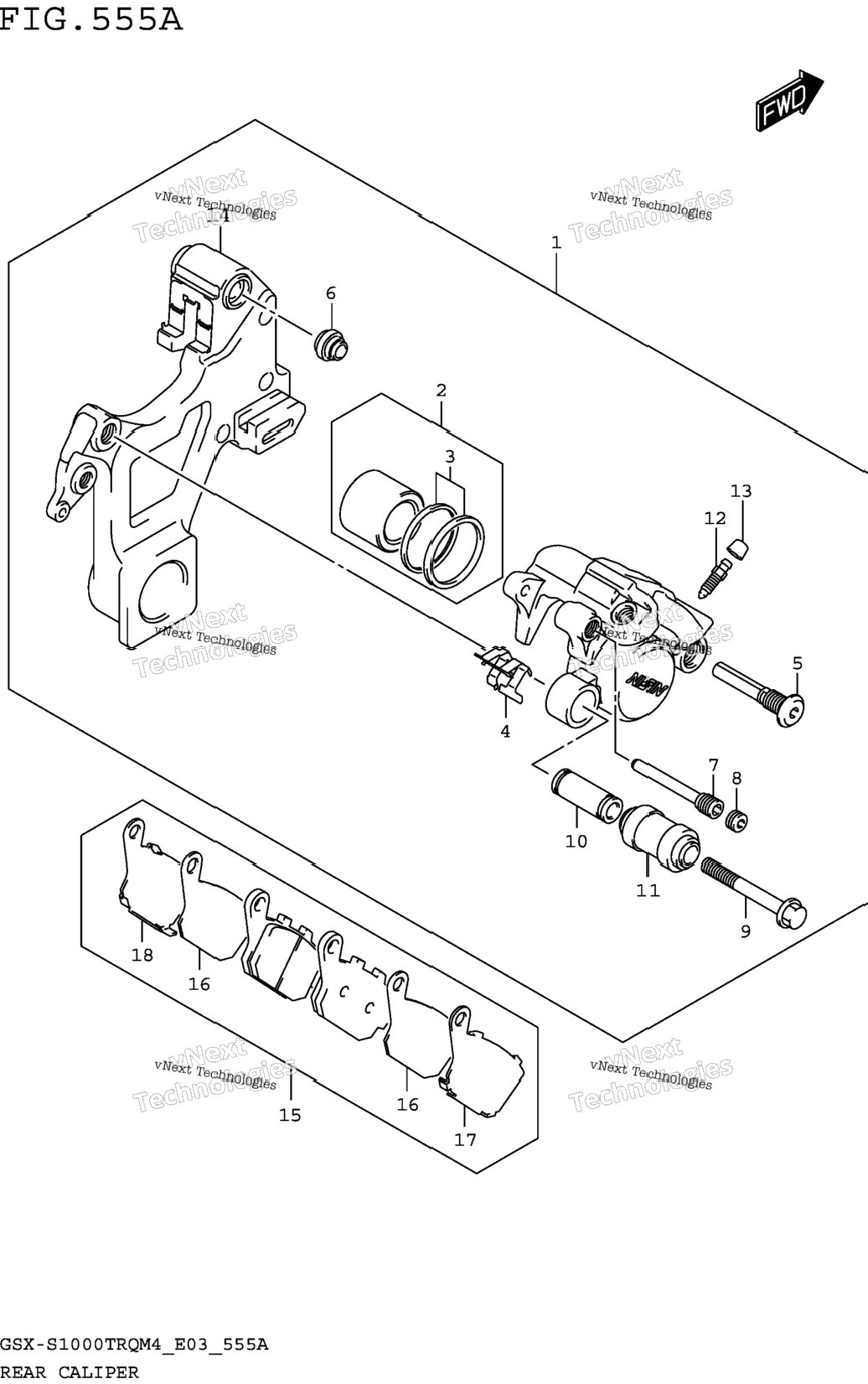 Rear Caliper