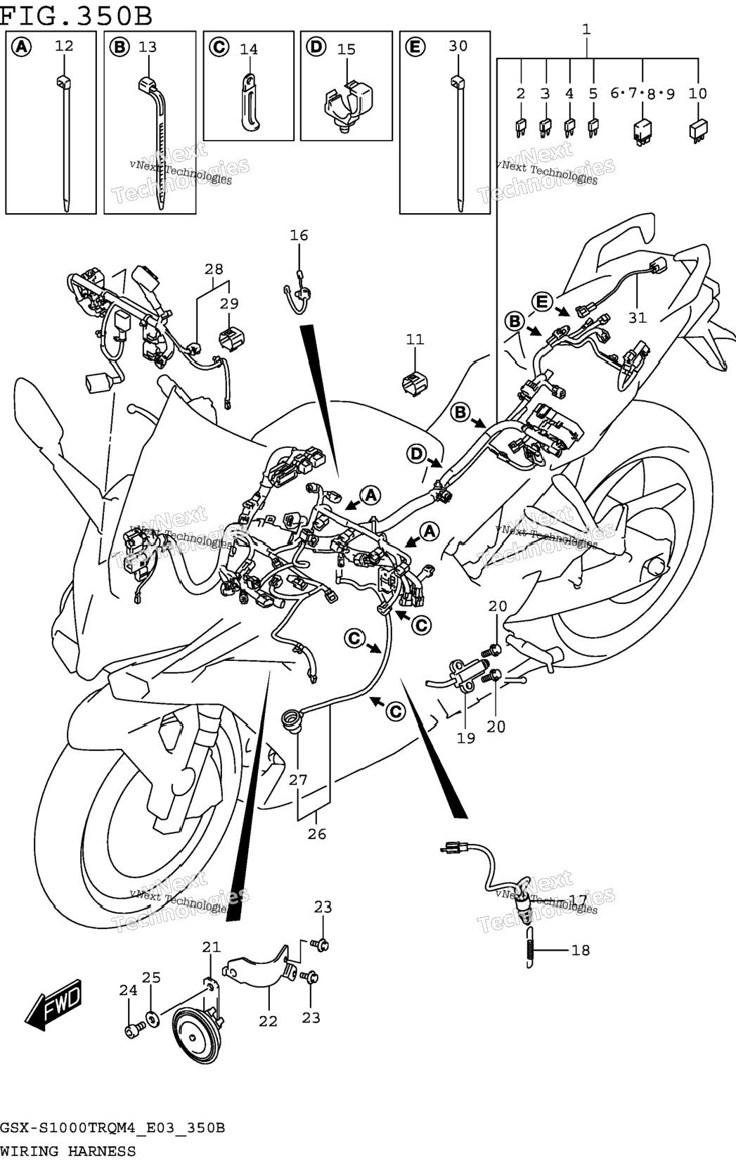 Wiring Harness (Gsx-S1000trqm4 E28)