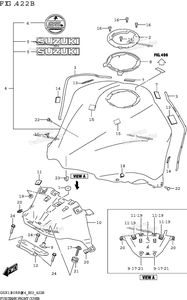 Нажмите для увеличения Fuel Tank Front Cover (E03,E28)